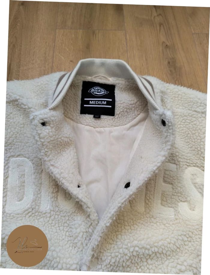 Veste Moumoute Dickies Blanche Taille M - photo numéro 4
