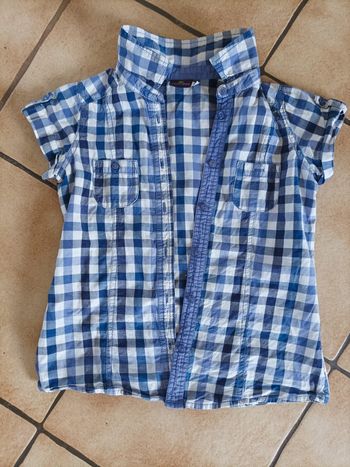 Chemise carreaux 10 ans