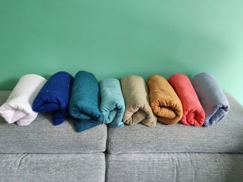 Lot  8 coupons tissu bambou