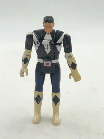Figurine Power Rangers noir Flip Head Bandai 1993 14 cm