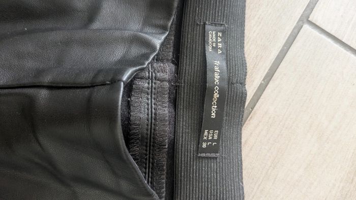 Legging Zara simili cuir - photo numéro 8