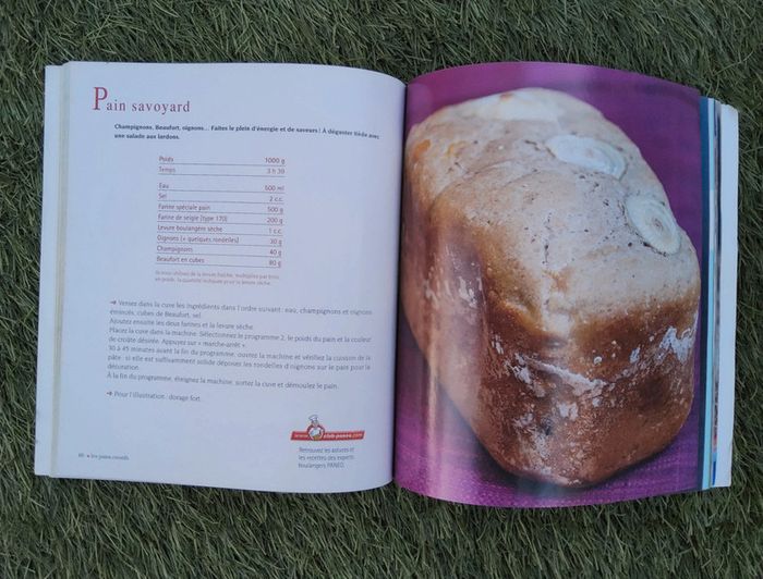 Livre de recettes : Du pain à la baguette en machine à pain / Moulinex - photo numéro 4