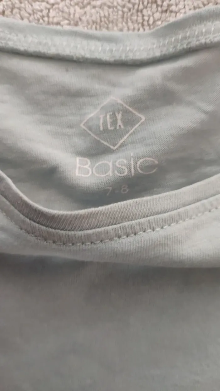 T-shirt manches courtes tex 7 8 ans - photo numéro 3