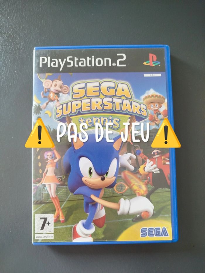 Boitier Sega superstars tennis ps2 - photo numéro 1