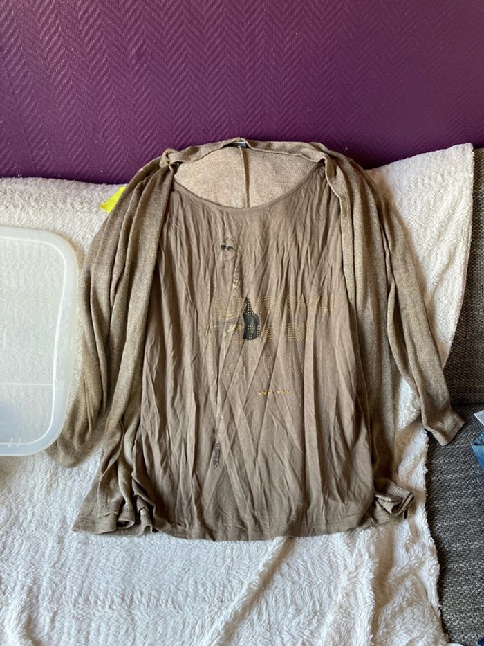 Pull dorée