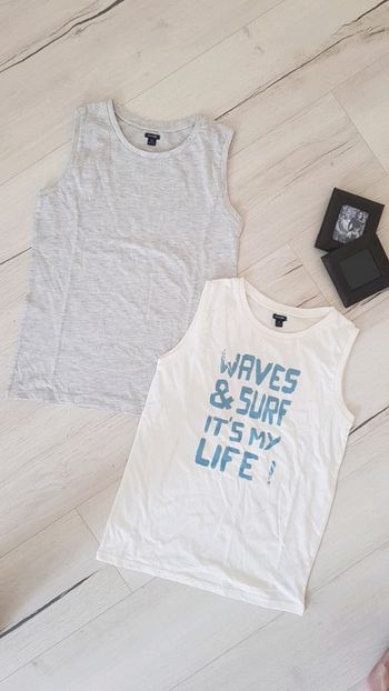 Lot de 2 Marcels garçon kiabi neufs