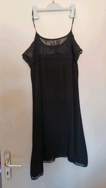Tunique noir dentelle S 36