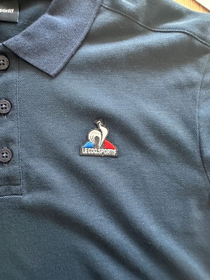 Polo Le Coq Sportif bleu marine – Neuf avec étiquette - photo numéro 2