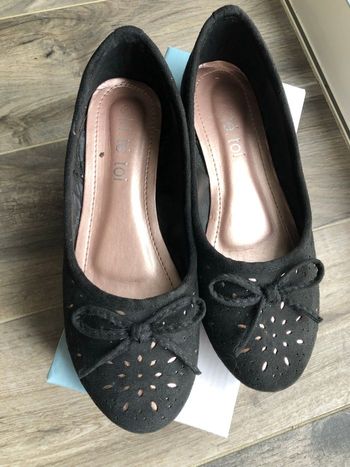 Ballerine noir et doré