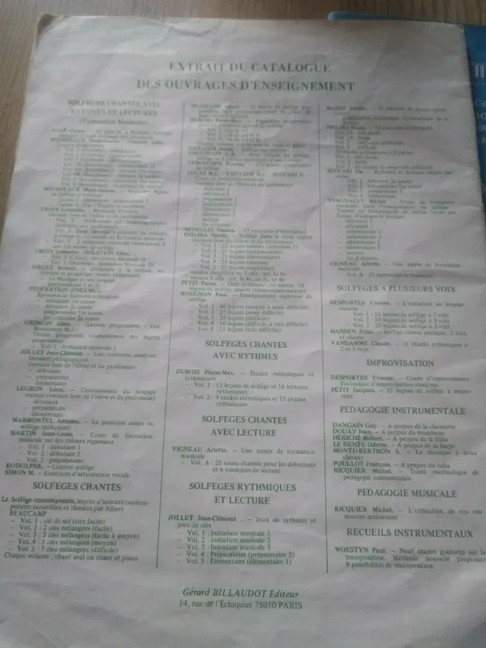 Livre de Cours de Formation Musicale - photo numéro 2