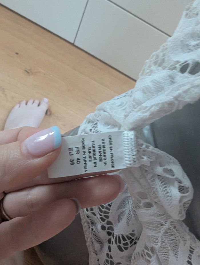 Body blanc Noo taille 40 - photo numéro 3