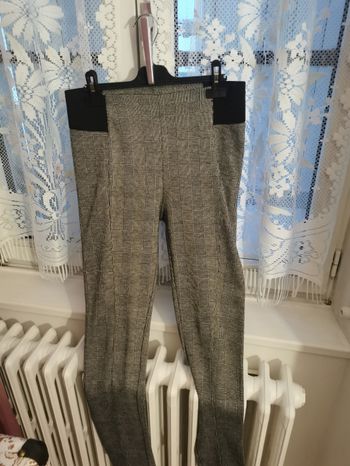 Legging écossais gris taille M