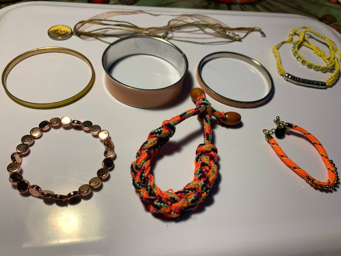 Lot bijoux oranges jaunes ( lire descriptif) - photo numéro 8