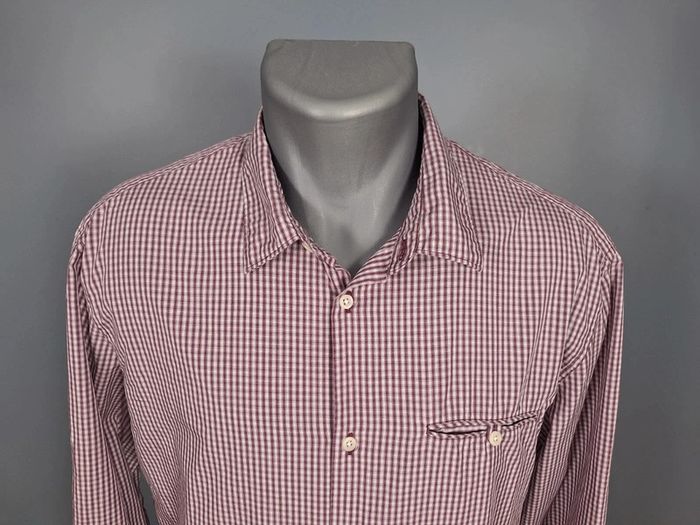 Chemise chevignon manches longues à carreaux homme / slim / taille XL (415) - photo numéro 2