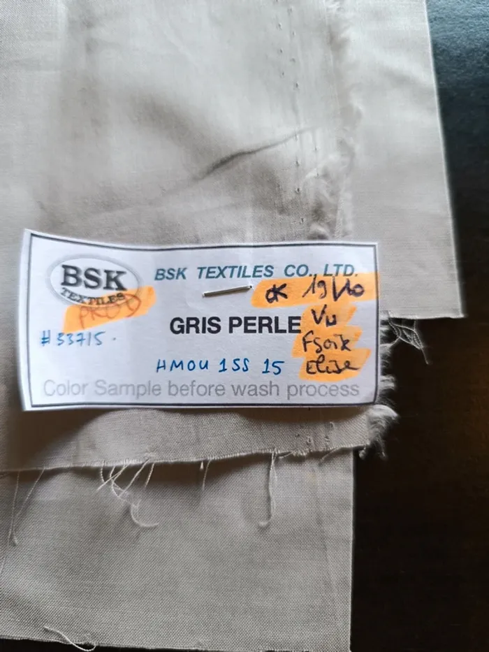 Tissu gris BSK TEXTILES - photo numéro 4