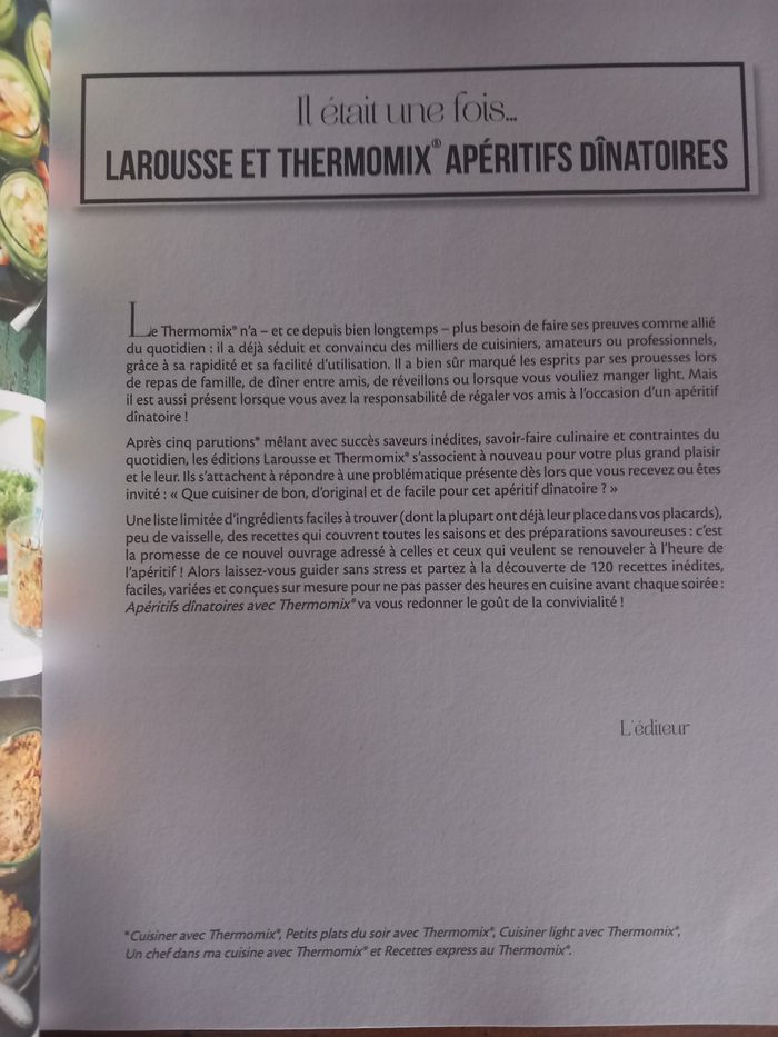 Livre thermomix apéritif dînatoire - photo numéro 4