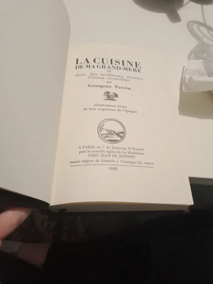 Livre cuisine de ma grand mère jean Bonnot recueillie par Georgette Perrin 1989 - photo numéro 9
