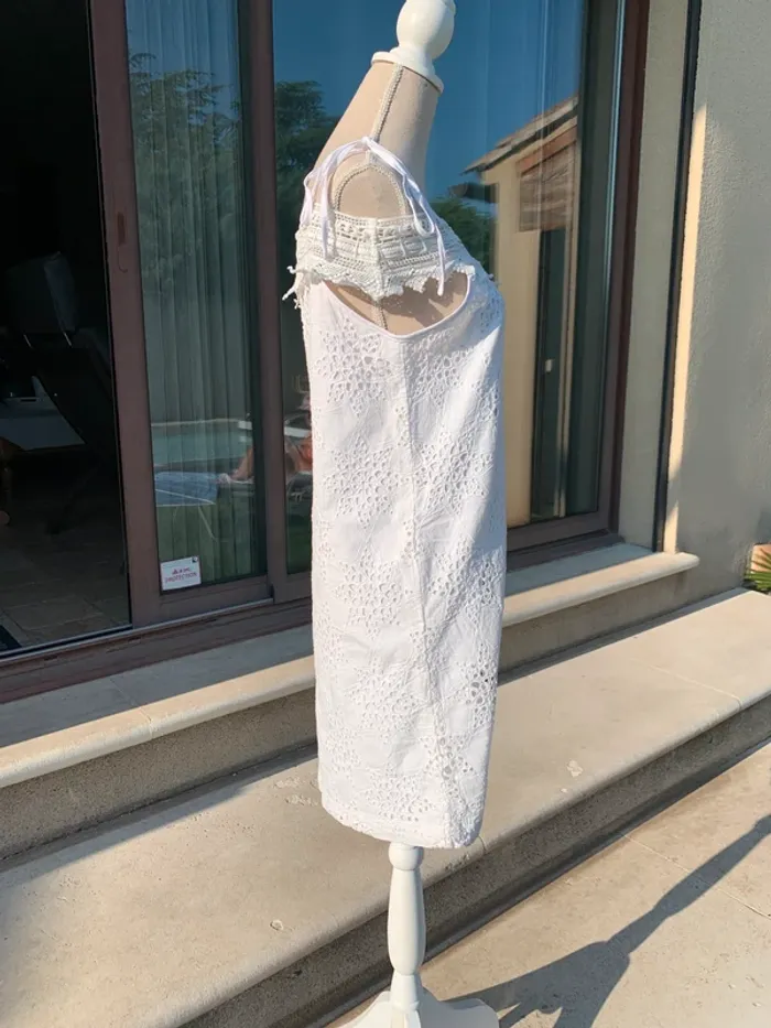 Robe broderie anglaise Les Petites blanche taille 36 S - photo numéro 13