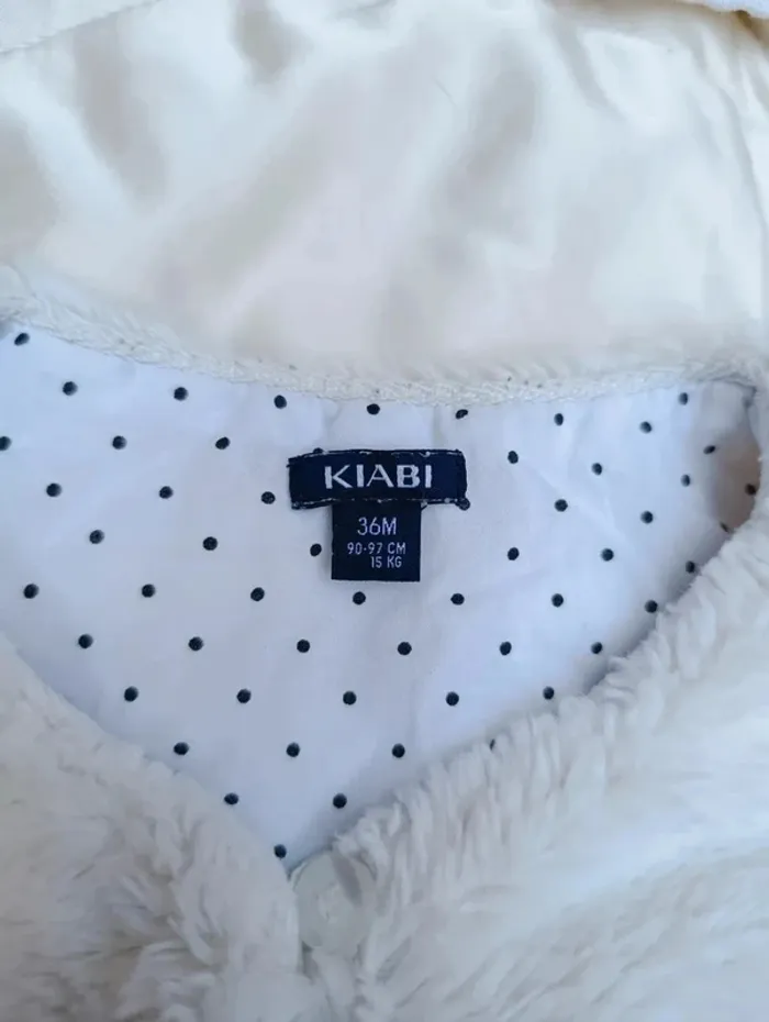 Veste sans manches blanche polaire 3 ans Kiabi - photo numéro 3