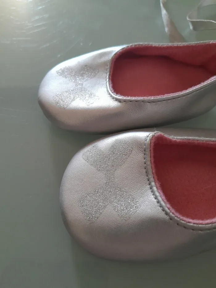 Chaussure bébé fille à lacet - photo numéro 5