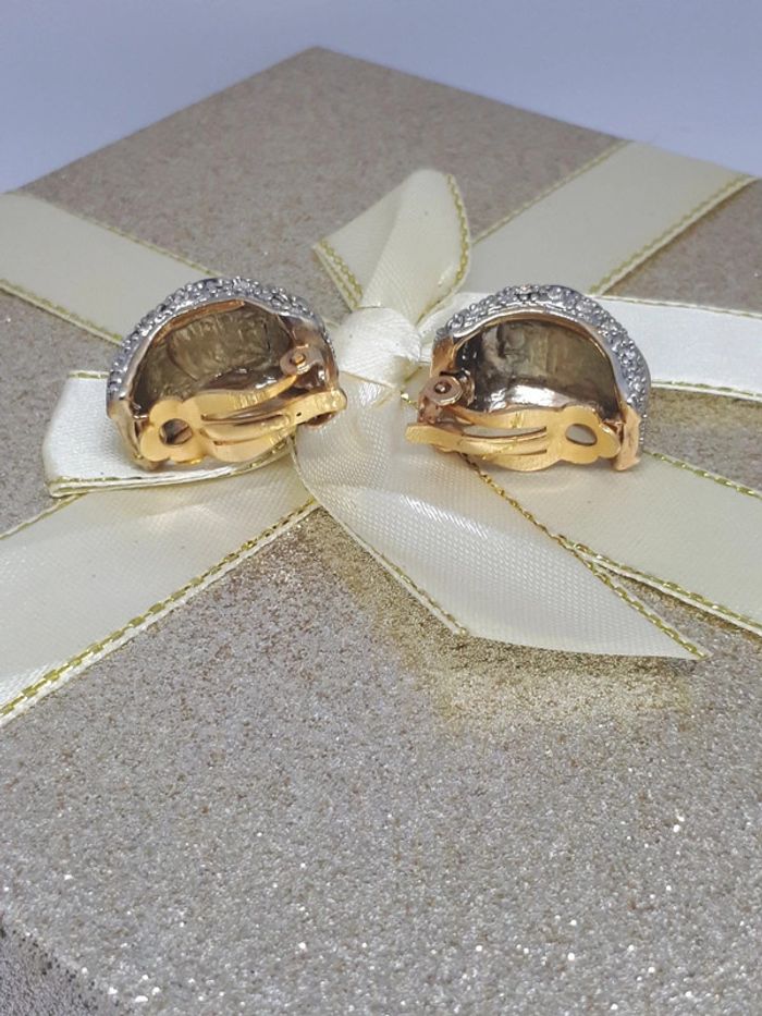 Très élégant boucles d'oreilles année 1950 - photo numéro 6