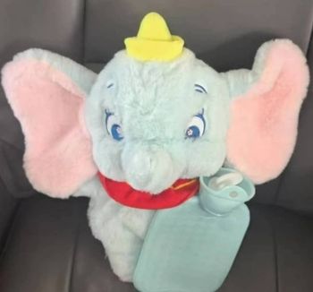Peluche bouillotte dumbo éléphant