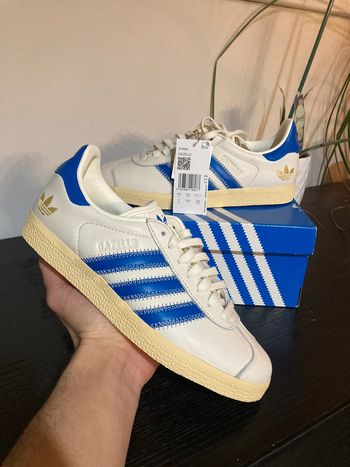 Baskets Basses Femme adidas Chaussure Gazelle Palace Bold Bleu - Taille 37 1/3