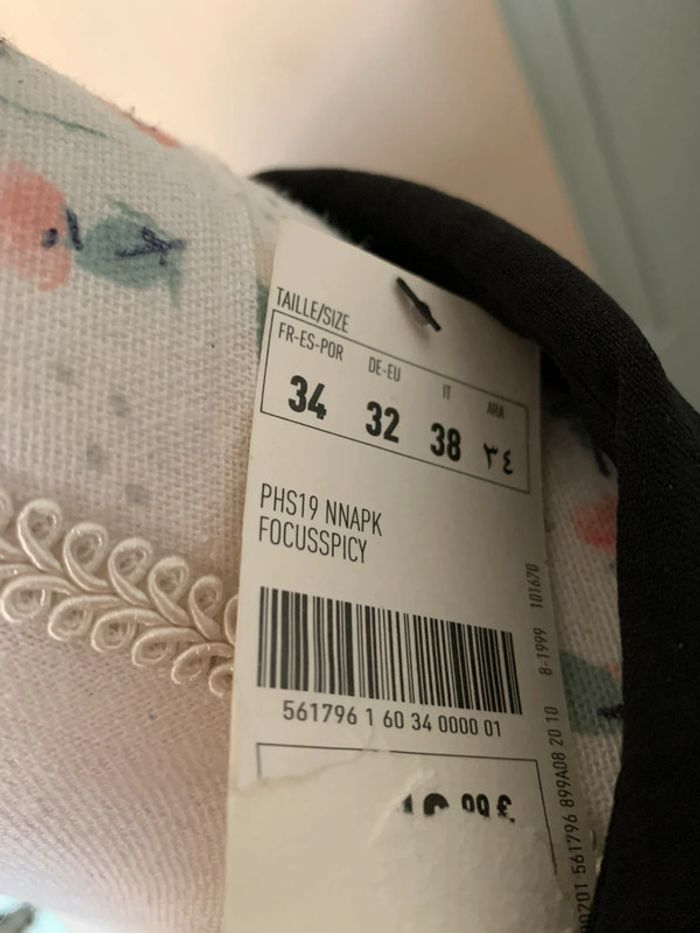 Blouse noir fluide pour femme neuve avec étiquette - photo numéro 2