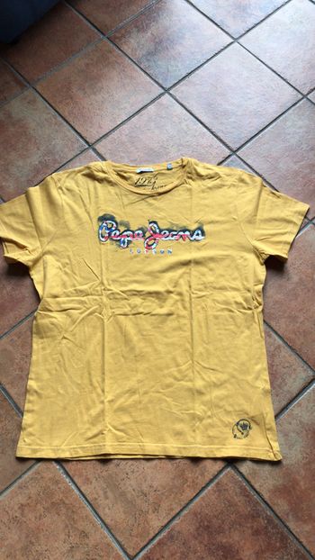 Pepe Jeans t shirt manche courte jaune