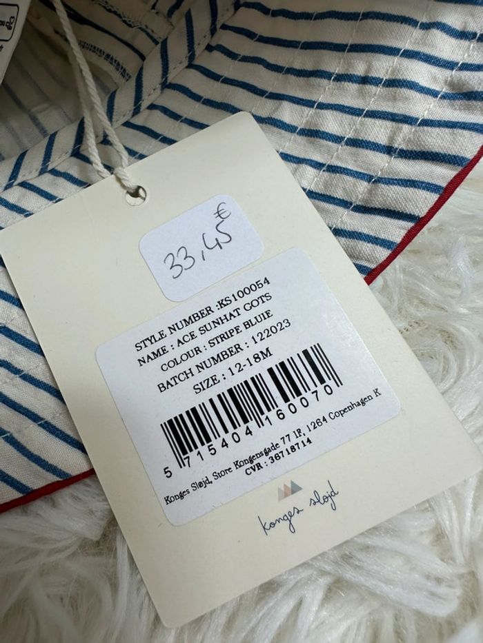 Chapeau Konges Slojd taille 12-18 mois - photo numéro 4