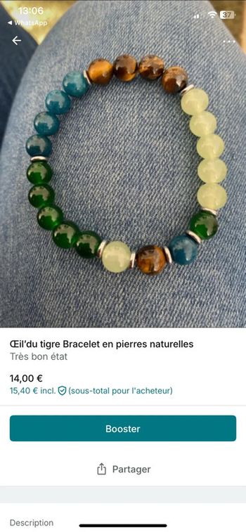 Bracelet en pierres naturelles