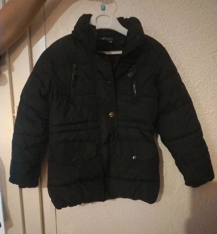 Doudoune manteau d'hiver double fermeture taille 5-6 ans