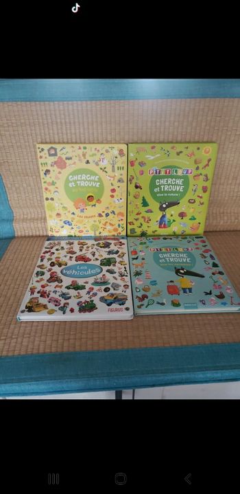 Lot de 4 cherche et trouve des tout-petits