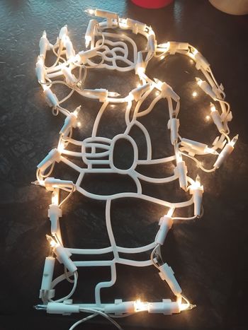 Guirlande lumineuse à suspendre pére Noël