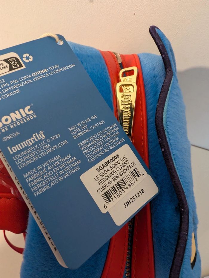 sac à dos Loungefly Sega Sonic - photo numéro 7