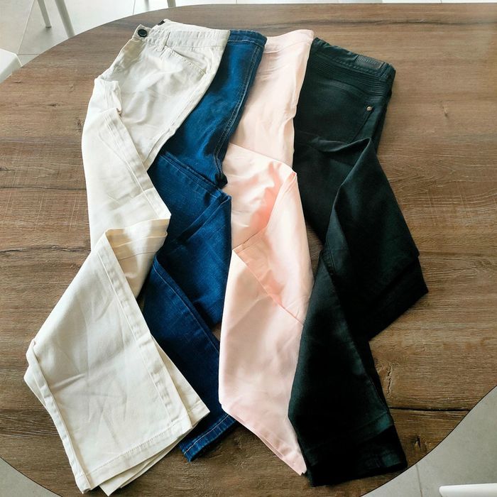 4 pantalons femme 36 Mango shein