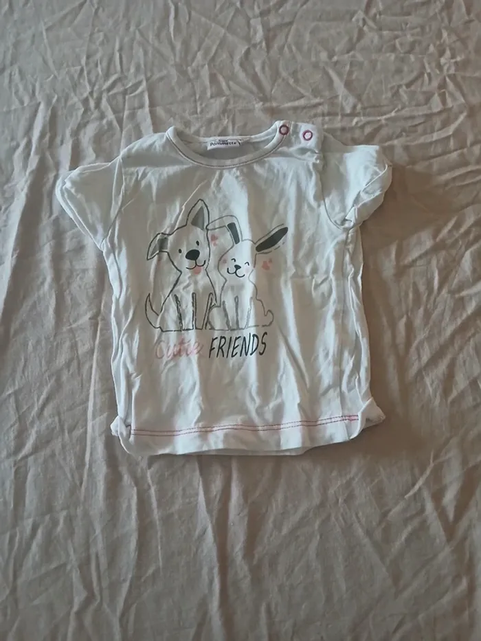 Tee-shirt manches courtes 12 mois