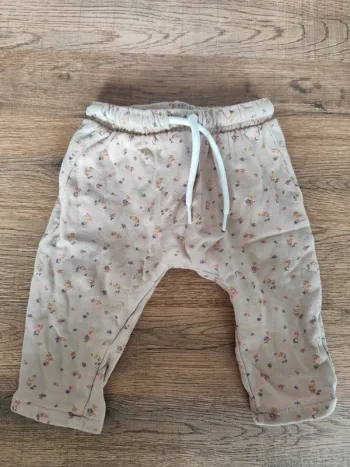 Pantalon/jogging à fleurs bébé fille 6 mois