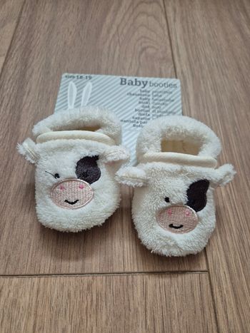 Chaussons bébé vaches