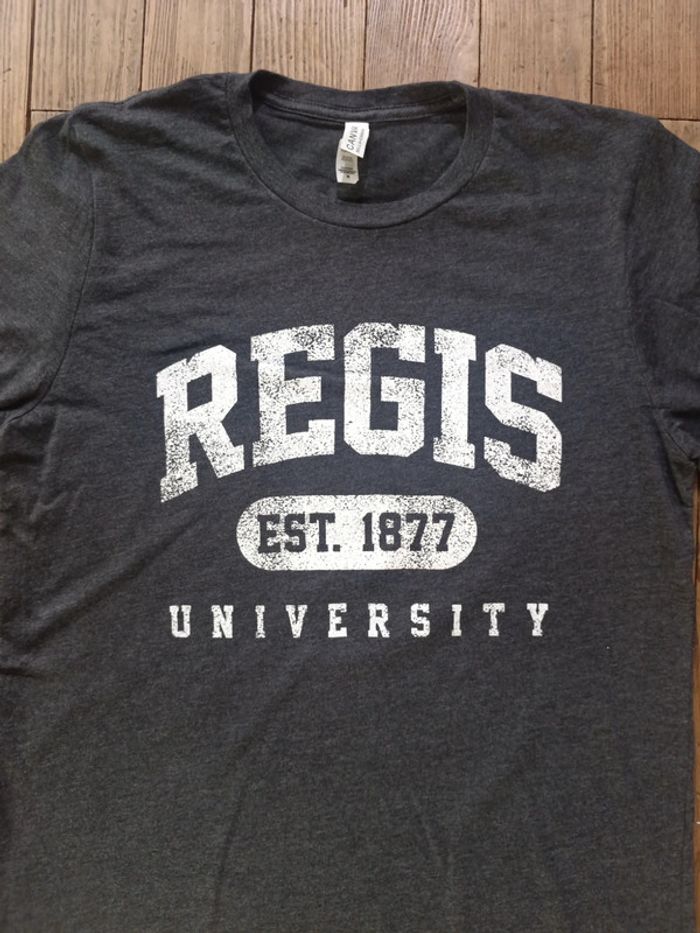 T-shirt manches courtes Regis university gris foncé Taille M - photo numéro 2