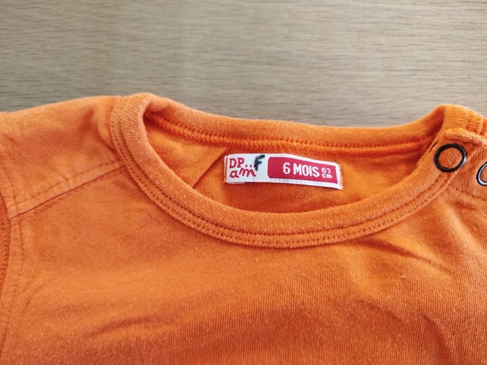 Tee-shirt orange - photo numéro 3