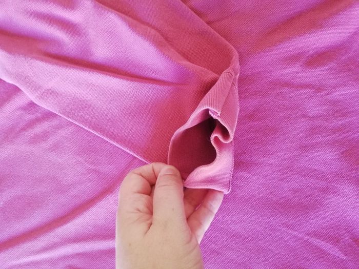 Polo manches longues homme Armand Thiery t. L lie de vie/rose fonce - photo numéro 4