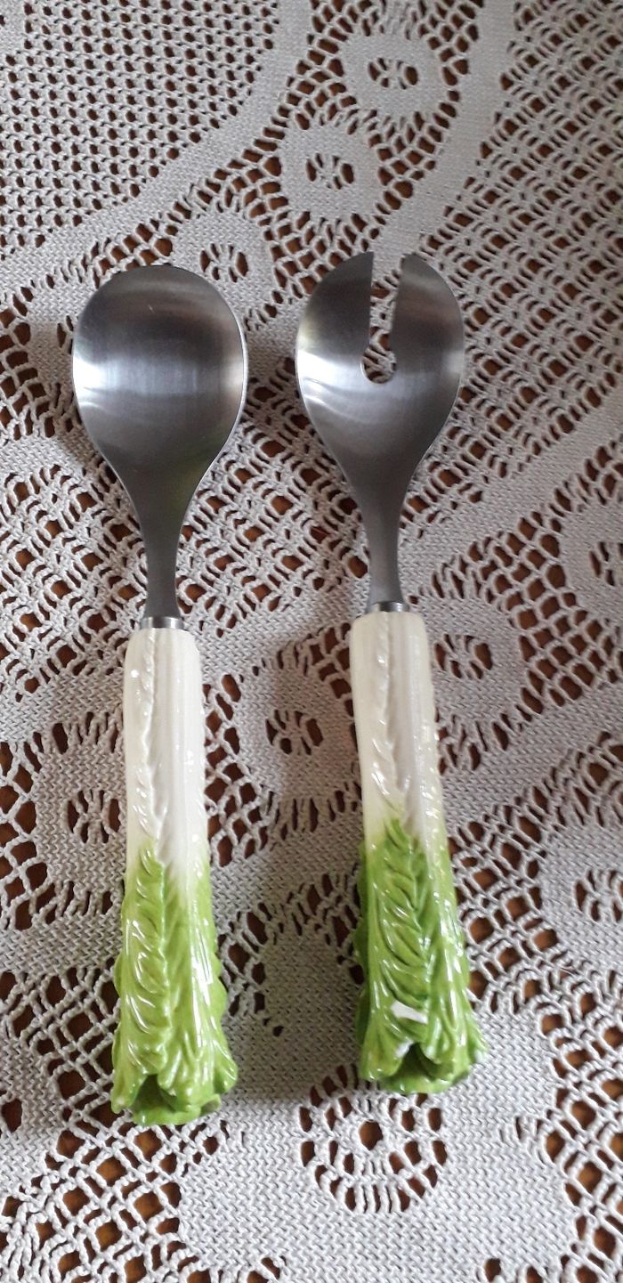 Couverts à salade vintage