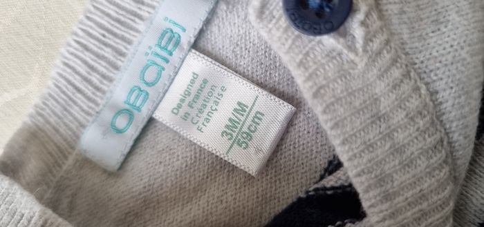 Pull fin obaïbi 3 mois - photo numéro 3