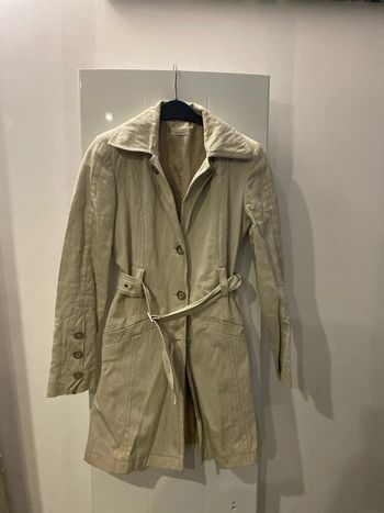 Manteau long beige