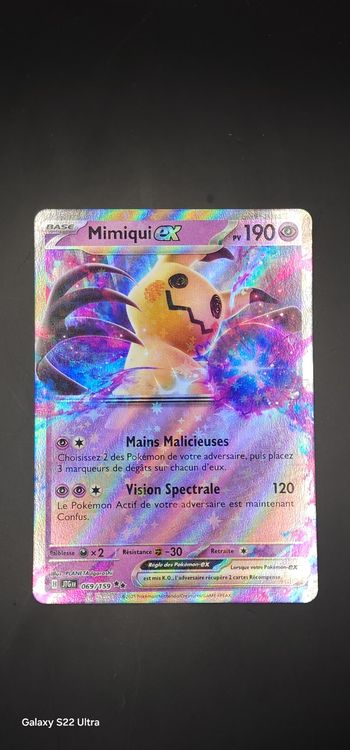 Pokemon - Mimiqui EX 069/159 - Aventures Ensemble
