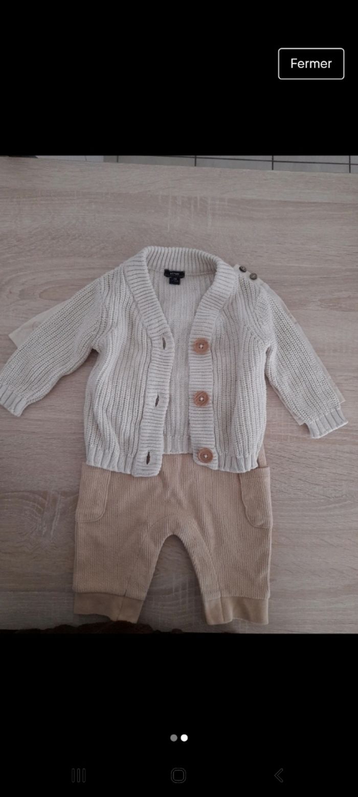 Salopette beige - photo numéro 2