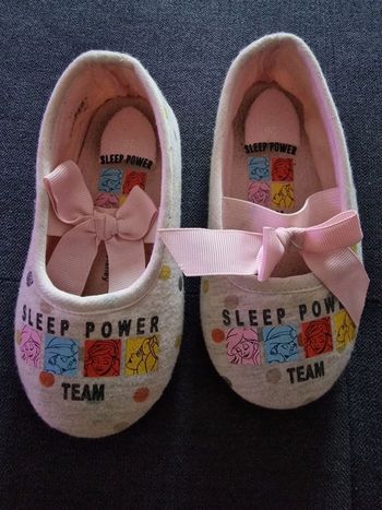 chausson gris princesses Disney