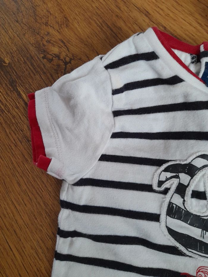 Lot 3 tee shirts marin 12 mois Neufs - photo numéro 10
