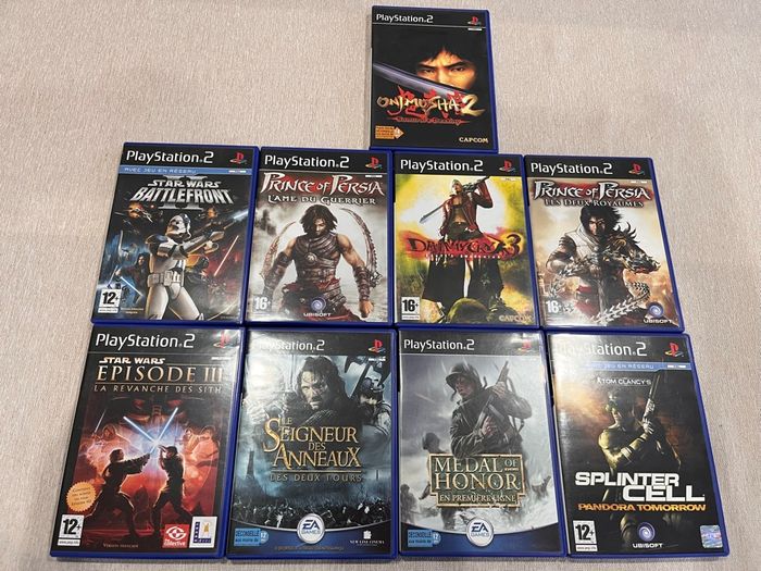 Jeux ps2 lot
